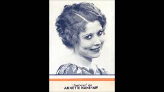 Annette Hanshaw quotRosy Cheeksquot 1927 LYRICS HERE Irving Brodsky hot piano [upl. by Lednem]