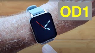 ZORDAI OD1 Apple Watch Shaped 196” Curved Screen IP68 Waterproof BT Call Smartwatch Unboxamp1stLook [upl. by Aeel20]