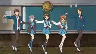 The Melancholy of Haruhi Suzumiya Dance full [upl. by Rozalin]