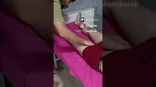 VERY RELAXING FRONT LEG ENERGY MASSAGE THERAPY massage asmr chiropractor relaxing shorts [upl. by Bartholomeus225]