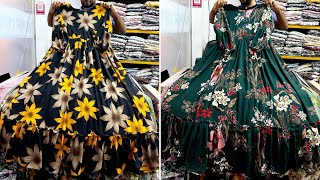 Latest design floral Anarakali hijab gownlong dress collection 2023  ফ্লোরাল আনারকলি গাউন [upl. by Ij663]