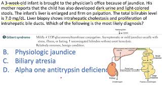 Jaundice Questions Unconjugated hyperbilirubinemia vs Conjugated hyperbilirubinemia [upl. by Atiluj]