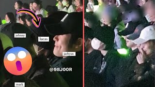 Former NCT member LUCAS spotted attending other idols concert [upl. by Anairotciv796]