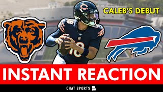 INSTANT REACTION Caleb Williams BALLS OUT In Chicago Bears vs Bills NFL Preseason Week 1 Debut [upl. by Safko]