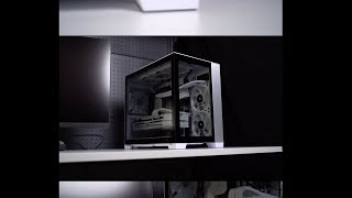 Lian Li O11 Dynamic Mini  Full White PC Build shorts pcbuild [upl. by Nahttam597]