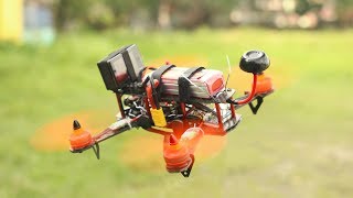 How to Make a FPV Racing Drone at Home  Camera Quadcopter [upl. by Aihsenal]