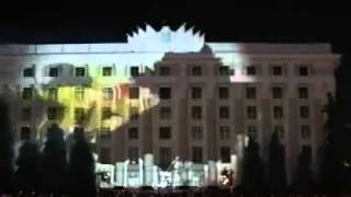 Amazing 3D light show on a building Must Watch [upl. by Pollak]