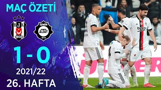 Beşiktaş 10 Altay MAÇ ÖZETİ  26 Hafta  202122 [upl. by Normi]