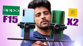 OPPO F15 Vs Realme X2 Camera Test amp All  🔥 [upl. by Garibold943]