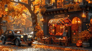 Smooth Jazz Music by the Coffee Shop That Makes You Feel Positive and Relaxing  Fall Jazz Playlist [upl. by Glynias]