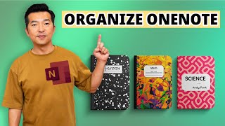 OneNote Organization 101 Beginner Tips for Structuring Your Notes 📝 [upl. by Kabab]