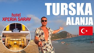 Letovanje u Alanji Turska hotel XPERIA SARAY BEACH VLOG 2022 HD [upl. by Porta109]