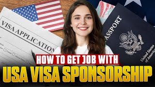 USA Visa Sponsorship Jobs 2024  FREE US WORK VISA [upl. by Anorahs]