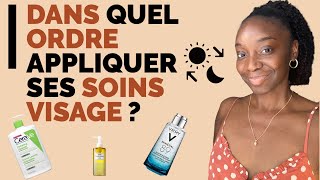 ROUTINE du VISAGE  Dans quel ordre appliquer ses soins visage  MATINSOIR simple et efficace [upl. by Bennink115]