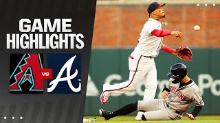 Dbacks vs Braves Game Highlights 4624  MLB Highlights [upl. by Ron]