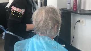 How to blow dry Inverted bob haircut hairstyle step by step blow dry tutorial [upl. by Goulet]