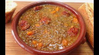 LENTEJAS CON CHORIZO COCINA DE LA ABUELA [upl. by Nilsoj]