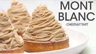 Mont Blanc Dessert Delicious Chestnut Tart Recipe With A French Chef  How To Cuisine [upl. by Nospmis552]