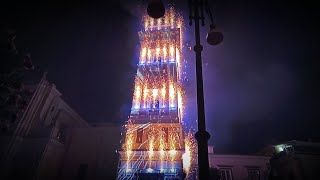 Siano Sa San Rocco fuochi dartificio INCENDIO DEL CAMPANILE 17 agosto 2024 [upl. by Nalat294]