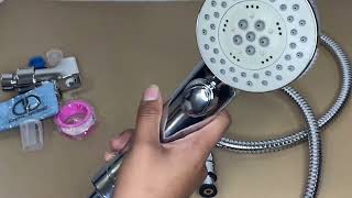 DOILIESE High Pressure 6 Setting Shower Head Review [upl. by Ariak]