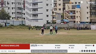 Live Cricket Match  MG ROAD BANGLORE vs JAYANAGAR Stallion  23Sep24 0930 AM 15 overs  JOYALUKK [upl. by Oiruam]