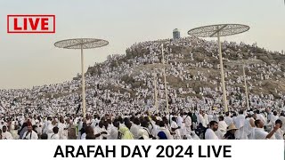 Arafat day 2024 Live From Makkah  Hajj 2024 [upl. by Adihsar]