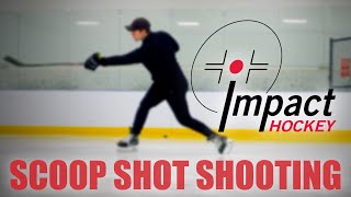 Learn to Quickly Elevate The Puck • Scoop Shot Shooting Drill • Impact Hockey Stick Skills [upl. by Khoury]