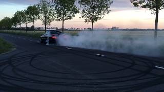 BMW E46 330i Burnout 2nd gear Quaife LSD [upl. by Anaerdna]