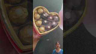 Unboxing Ferrero rocher chocolate 🍫youtubeshorts [upl. by Cohbath48]