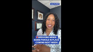 BREAKING NEWS Biden’s Parole for Spouses of US Citizens Coming Next Week 🚨 [upl. by Nangatrad]