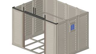 10ft x 8ft WoodBridge Plus Assembly Steps [upl. by Aniez]