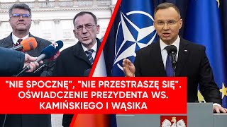 quotJestem wstrząśniętyquot Andrzej Duda Zamknięto ludzi którzy są krystalicznie uczciwi [upl. by Naed]