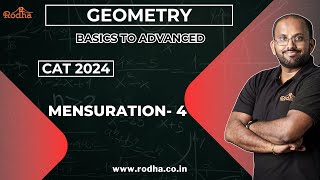 Mensuration 4  CAT Preparation 2024  Geometry  Quantitative Aptitude [upl. by Anavoig]