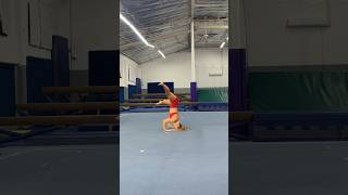 TEACHING MYSELF A NEW SKILL shorts gymnastics [upl. by Trebliw]