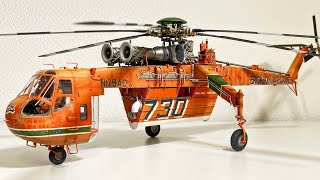 Sikorsky S64 Skycrane scale 135 with 76cm length for my next diorama  My largest single model [upl. by Ilse909]