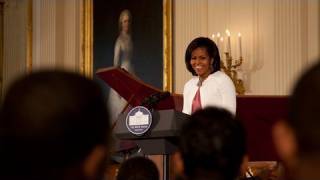 The First Lady Introduces the White House Jazz Studio [upl. by Arola351]