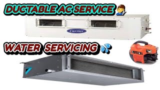 How to service Ductable ac indoor coil kaise service kare 85 tr ductable service mractechdaikin [upl. by Annyl352]