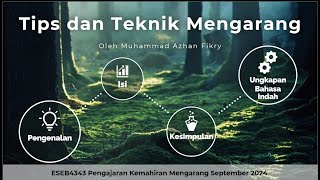 Tips dan Teknik Mengarang Bahasa Melayu SPM by Muhd Azhan [upl. by Ylrrad167]