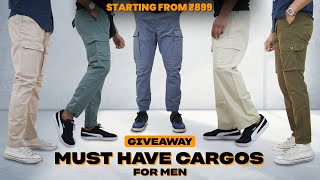 Top 6 Affordable and Stylish Cargo Pants For Men  Cargo Pants In Budget  Cargo Pants Outfit Idea [upl. by Lennod293]