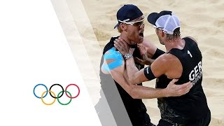 Germany vs Brazil  Mens Beach Volleyball Final  Highlights  London 2012 Olympics [upl. by Purington]