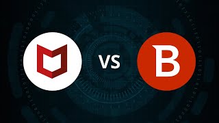 McAfee vs Bitdefender  Proteção em tempo real com 1000 vírus atualizados [upl. by Tengdin]