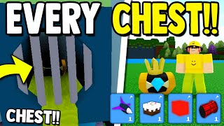 EVERY CHEST LOCATION FREE ITEMS  Build a Boat for Treasure ROBLOX [upl. by Eidson]