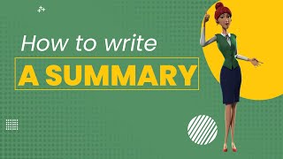 How to write a summary  BEST guide [upl. by Elaina]