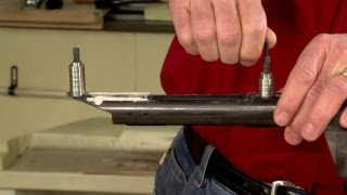 How to Pillar Bed a Rifle Stock Presented by Larry Potterfield  MidwayUSA Gunsmithing [upl. by Asiar545]