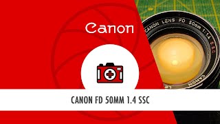 Canon FD 50mm 14 SSC  Nettoyage complet diaphragme et optiques [upl. by Odnavres]