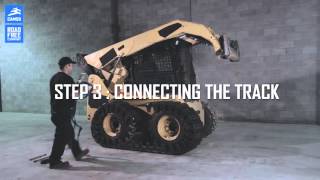 How to install Camso OTT track for skid loader [upl. by Annawik866]