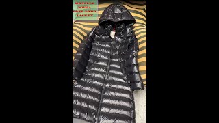 Moncler Moka Long Down Jacket Reviewshorts [upl. by Naujaj323]