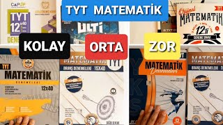 Kolaydan zora TYT Branş Denemesi Matematik kaynak kitap inceleme [upl. by Neyuh]