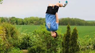 KLEINE TRAMPOLIN SESSION IM GARTEN  Jonah Pschl [upl. by Ait]