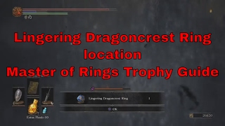 Dark Souls III  Lingering Dragoncrest Ring location Master of Rings Trophy [upl. by Utley]